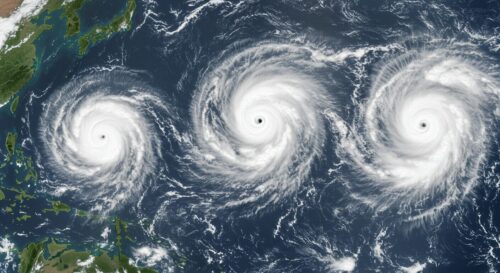 警戒必須！3つの台風発生予想、進路に細心の注意を！発生すると台風17号、18号、19号
