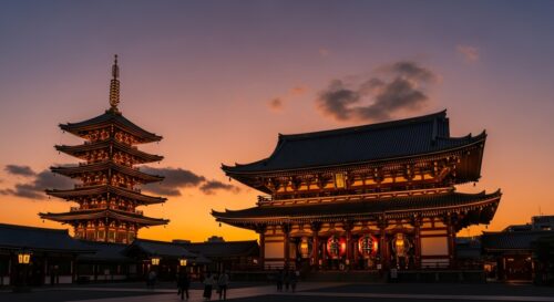 The Enduring Legacy of Senso-ji Temple: Its Main Hall and Five-Story Pagoda as Historic Buildings
