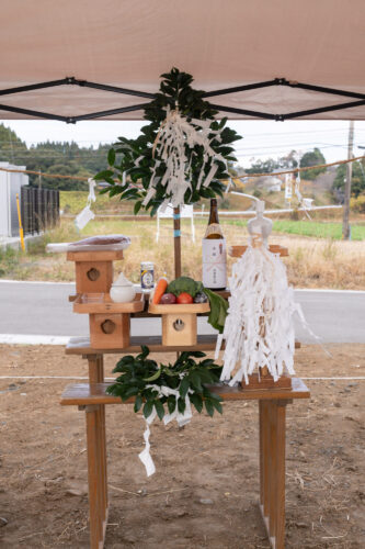 祝　地鎮祭　O様　新築工事
